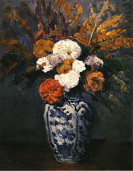 Paul Cezanne Dahlias